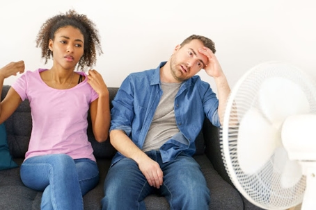 couple too hit in living space